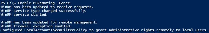 Enable PSRemoting